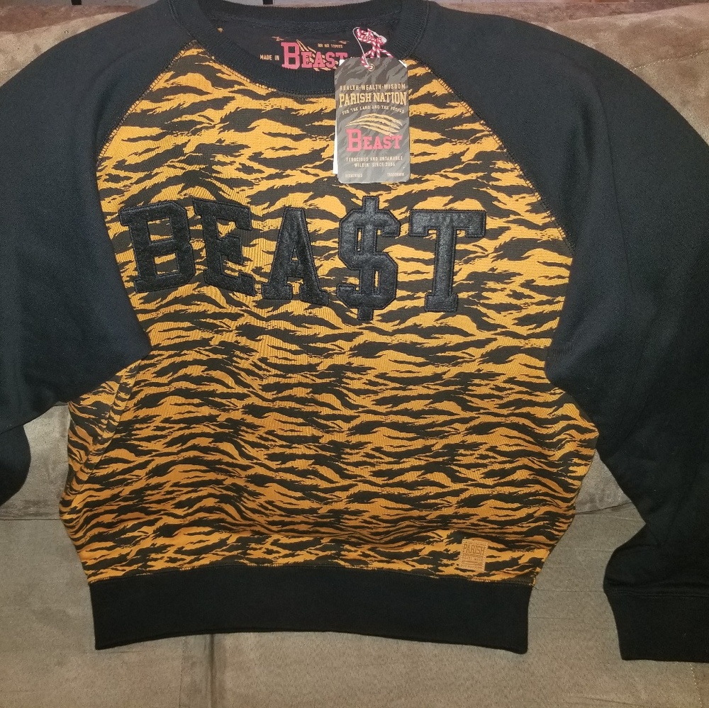 Parish Nation Beast Bengal Crewneck Sweater